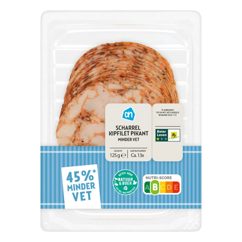AH Scharrel kipfilet pikant minder vet