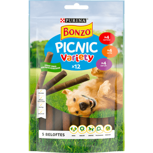 Bonzo Hondensnacks picnic variety