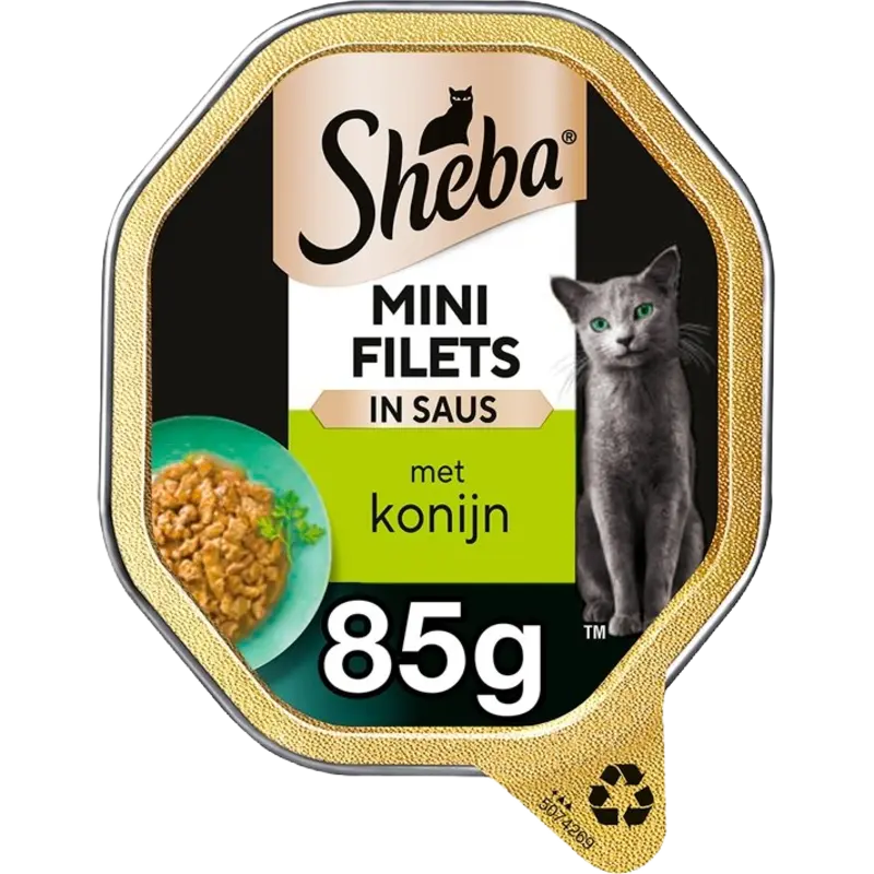 Sheba Mini filets in saus konijn & wild