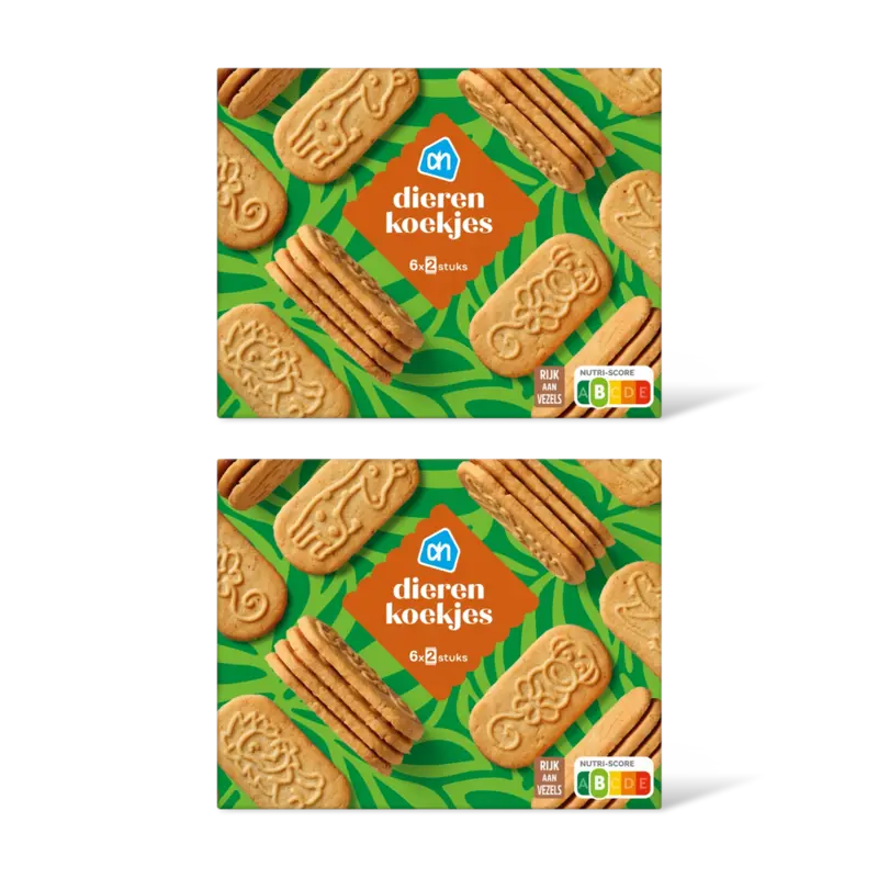AH Dierenkoekjes 2-pack
