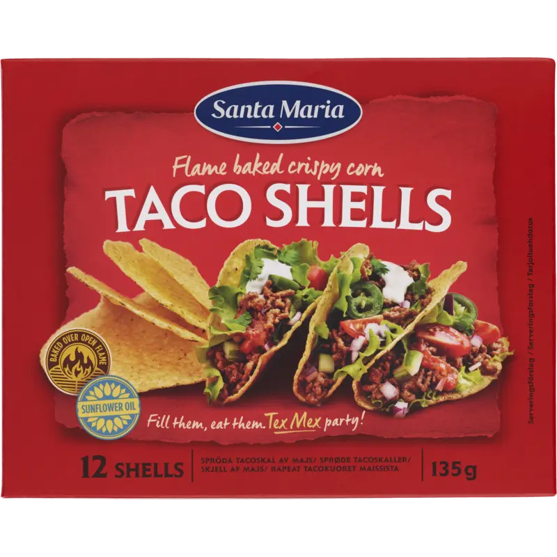 Santa Maria Taco schelpen