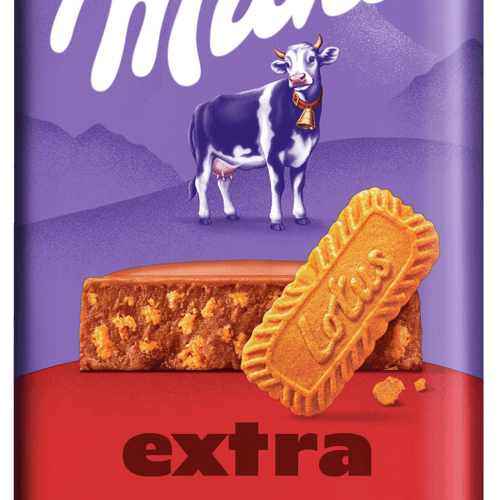 Milka Chocoladereep biscoff extra