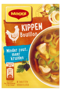 Maggi Bouillon Kip Minder Zout