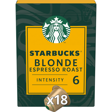 Starbucks® by Nespresso ® Blonde Espresso Roast 18 Koffiecups