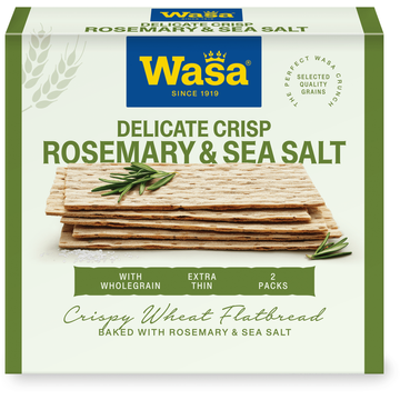 Wasa Delicate Crisp Rosemary & Sea Salt 190 g
