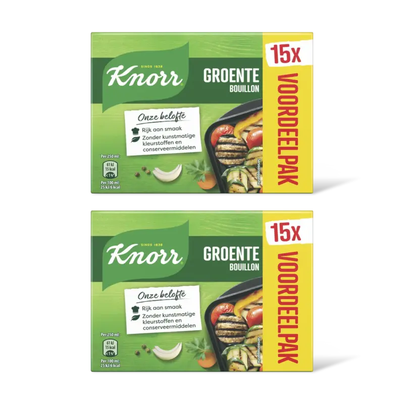 Knorr Groente bouillonblokjes voordeel 2-pack