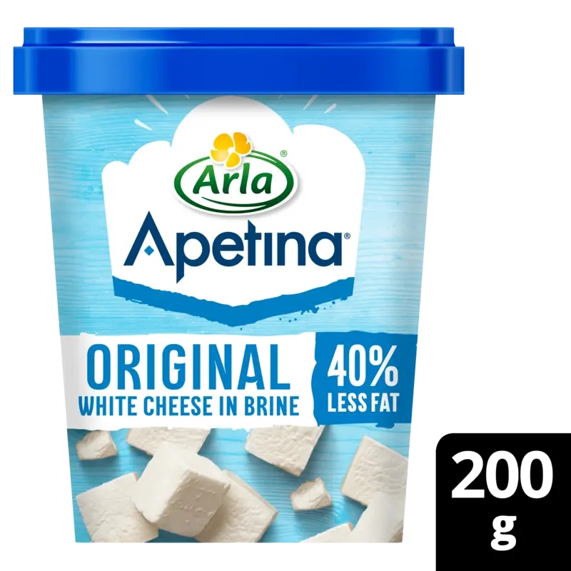 Apetina Witte kaasblokjes in brine light