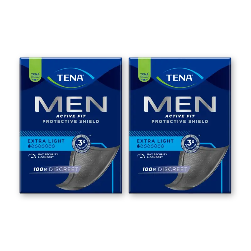 Tena Men active fit extra light 2-pack