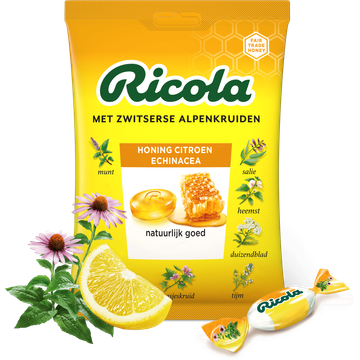Ricola Honing Citroen Echinacea zakje 75 g
