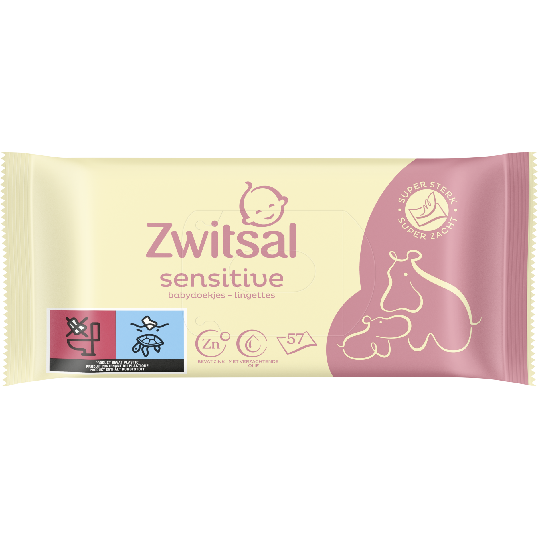 Zwitsal Sensitive Billendoekjes 57 stuks