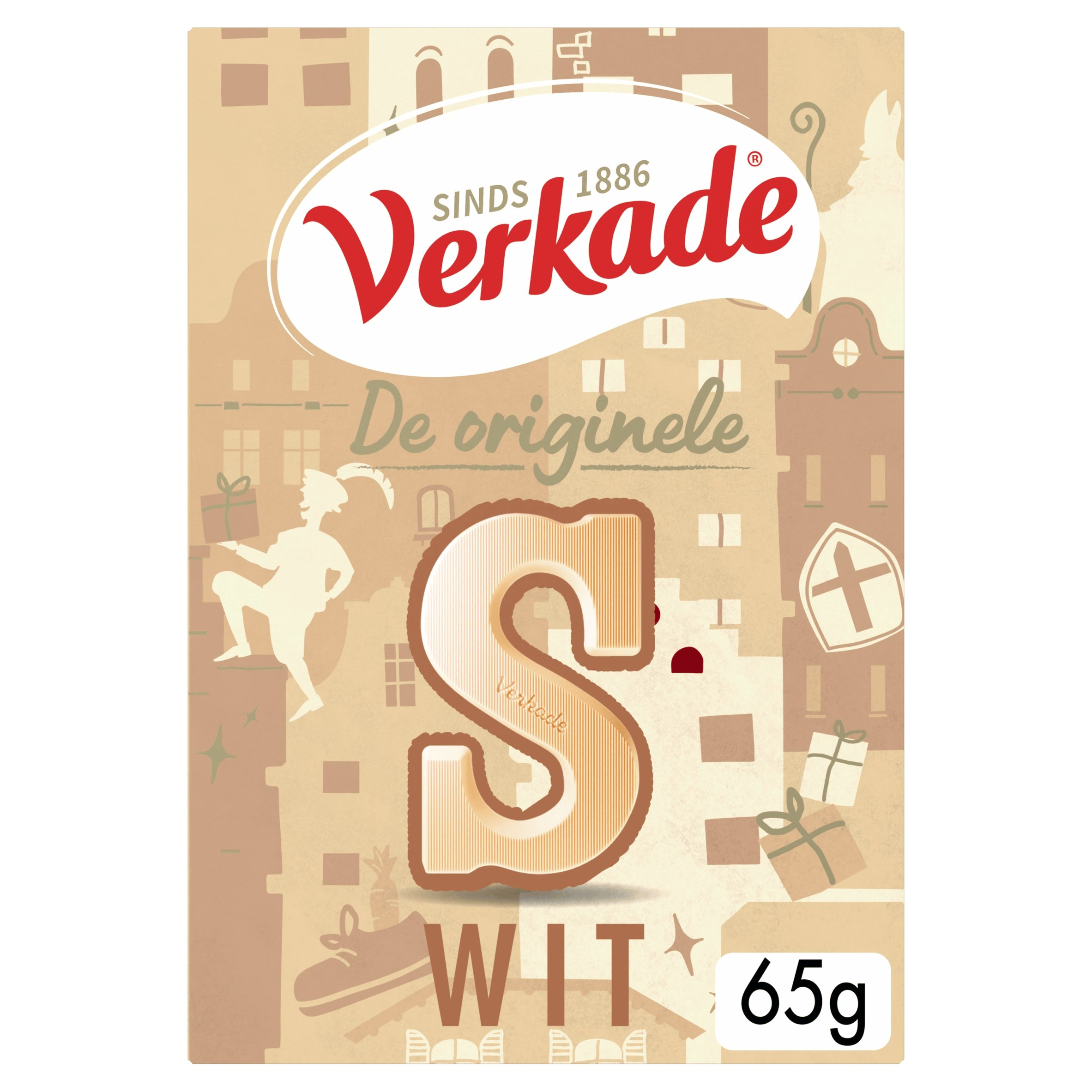Verkade Wit schoenletter S