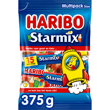 Haribo Starmix Uitdeelzakjes 375 g