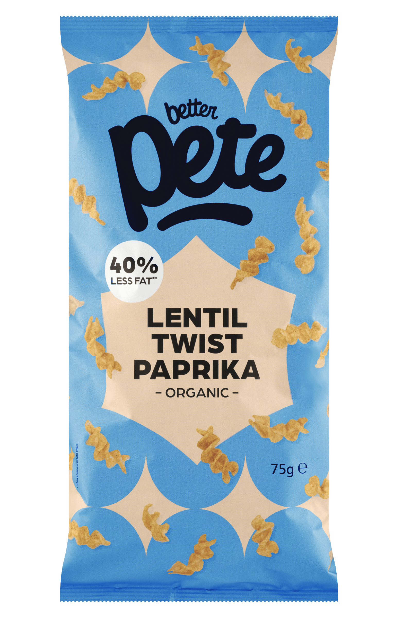 Better Pete Lentil twist paprika bio