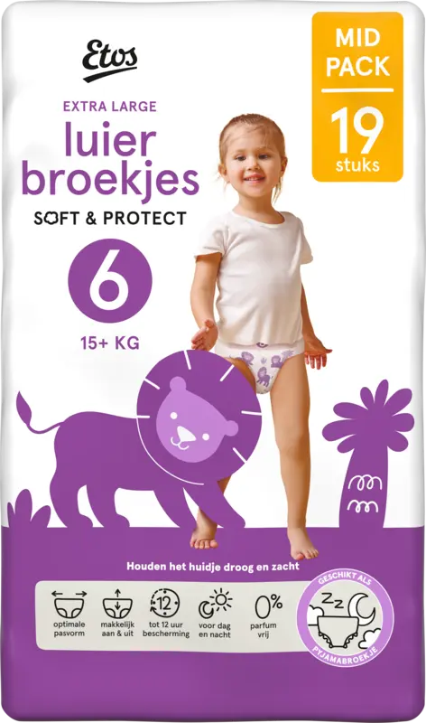 Etos Luierbroekjes soft & protect maat 6