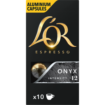 L'OR Espresso Onyx Aluminium Capsules 10 Stuks 52 g