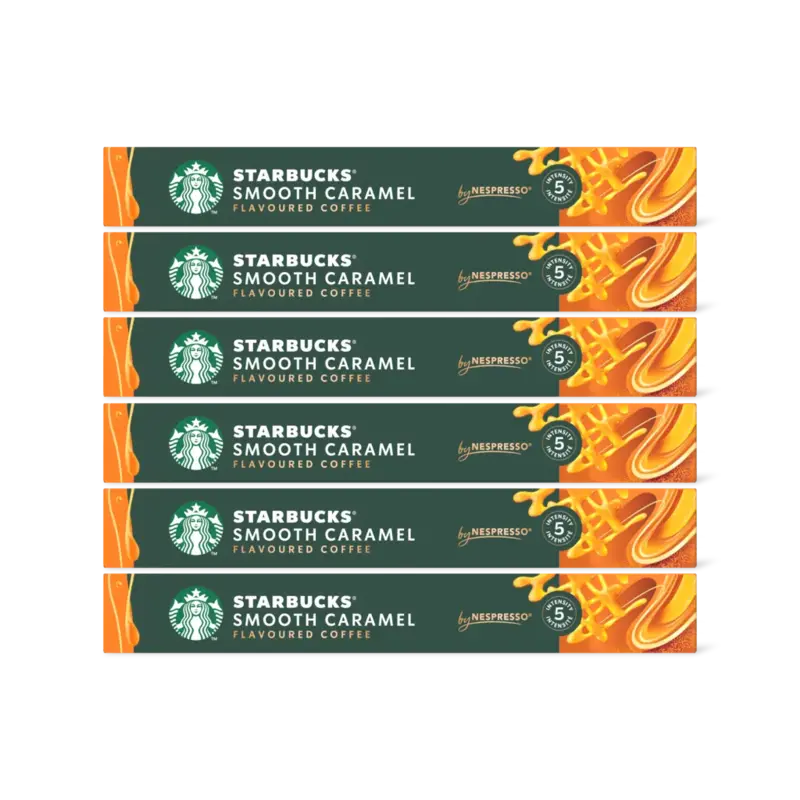 Starbucks Nespresso smooth caramel capsules 6-pack