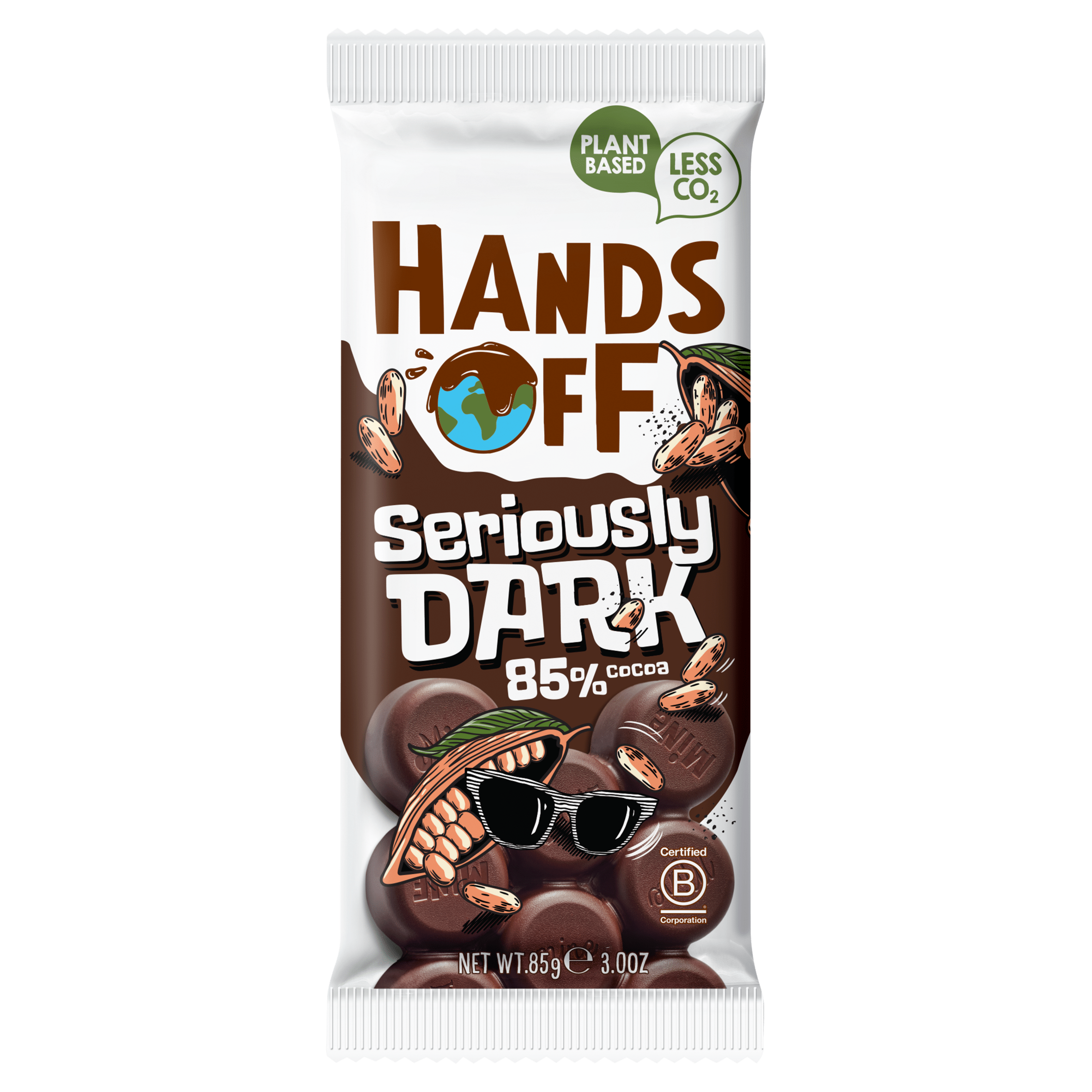 Hands off Vegan Seriously Dark 85%