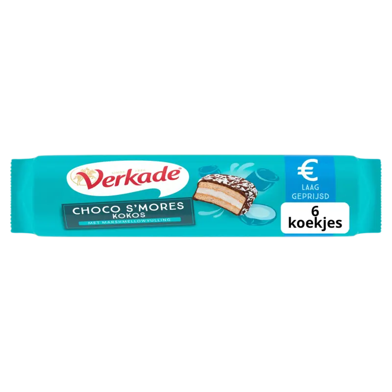 Verkade Choco s'mores kokos marshmallow