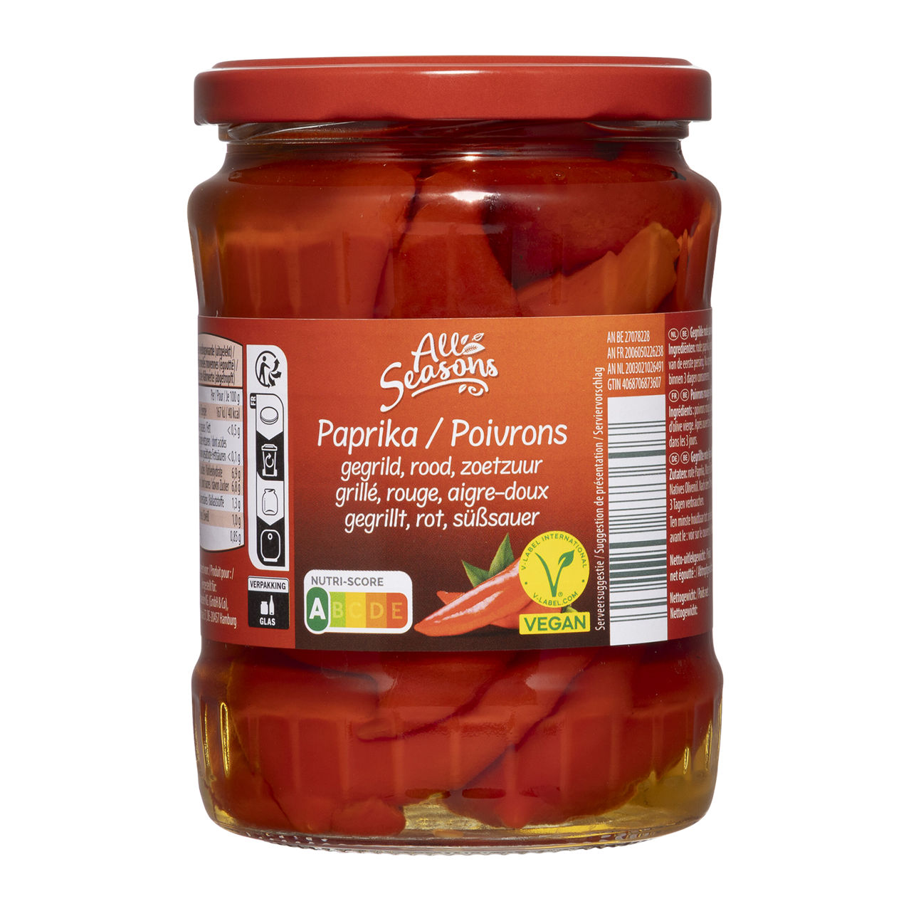 Geroosterde paprika