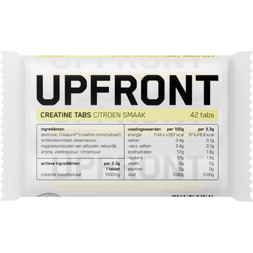 Upfront Creatine Tabs Citroen 42 stuks