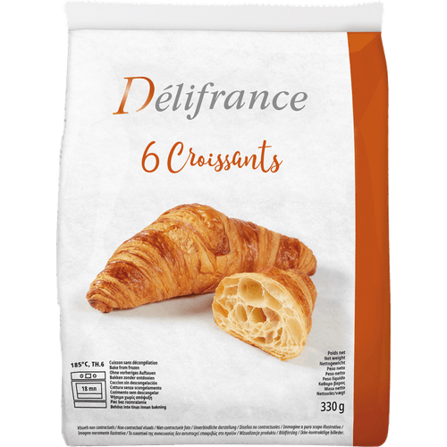 Délifrance Croissant roomboter 6 stuks