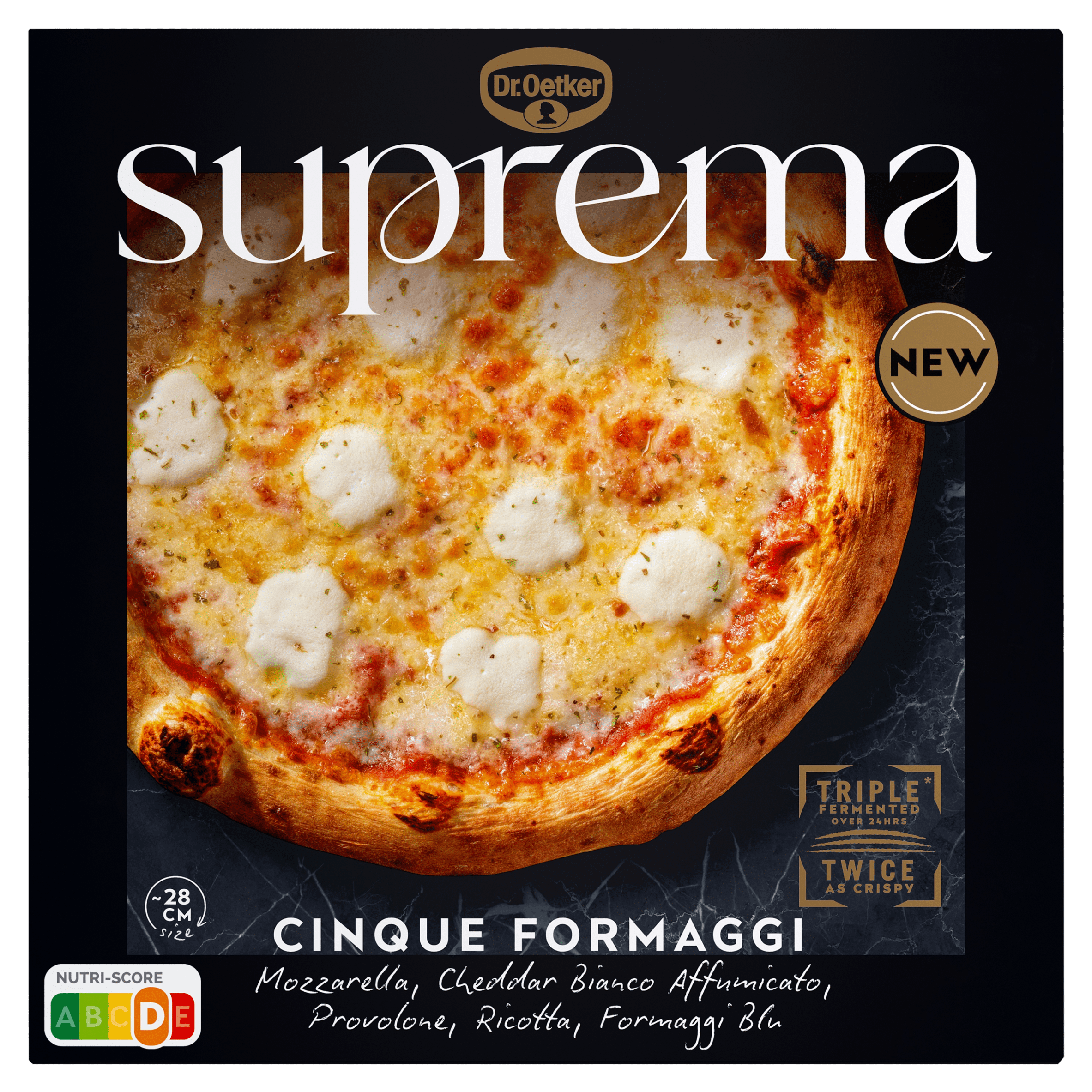 Dr. Oetker Suprema pizza cinque formaggi