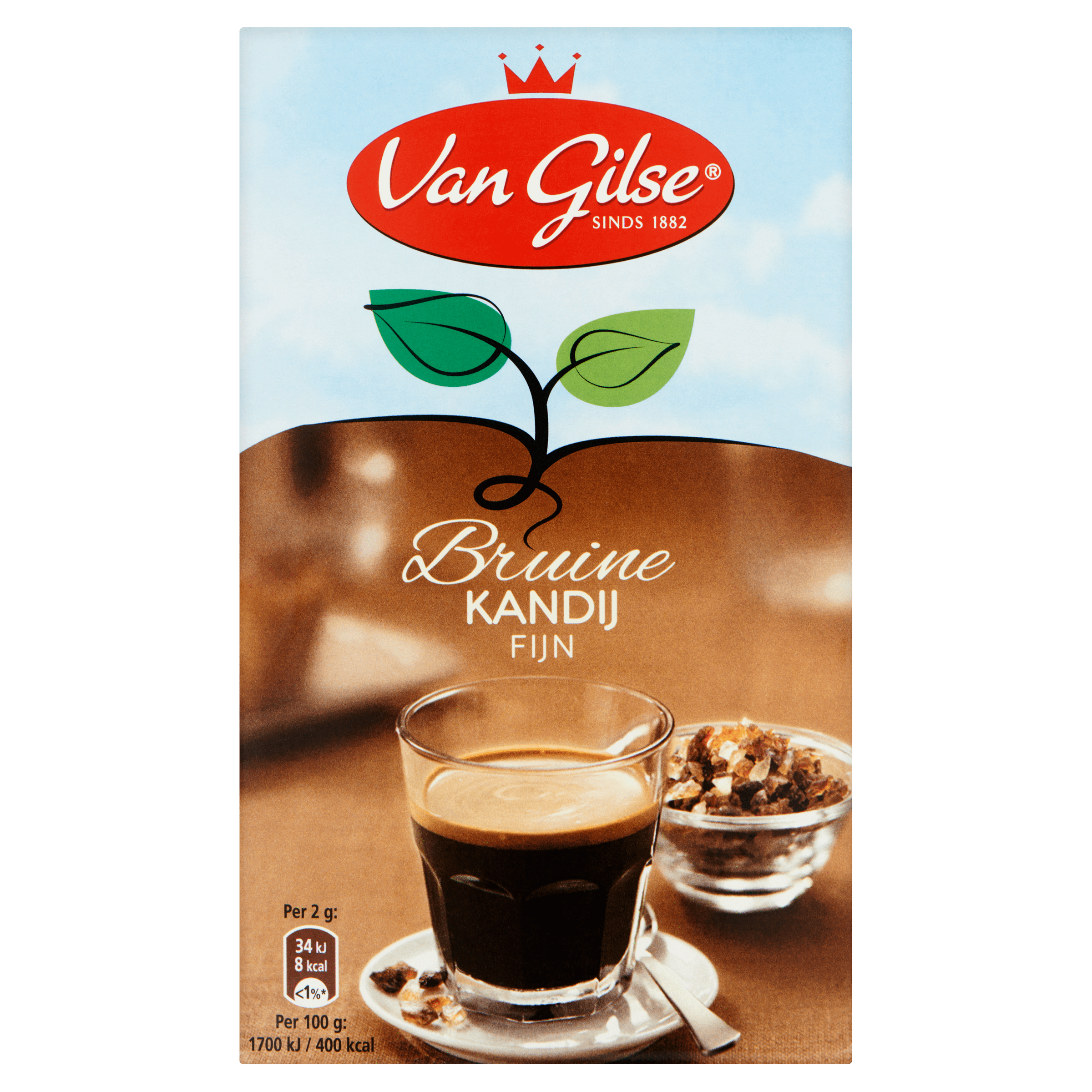 Van Gilse Kandij bruin fijn