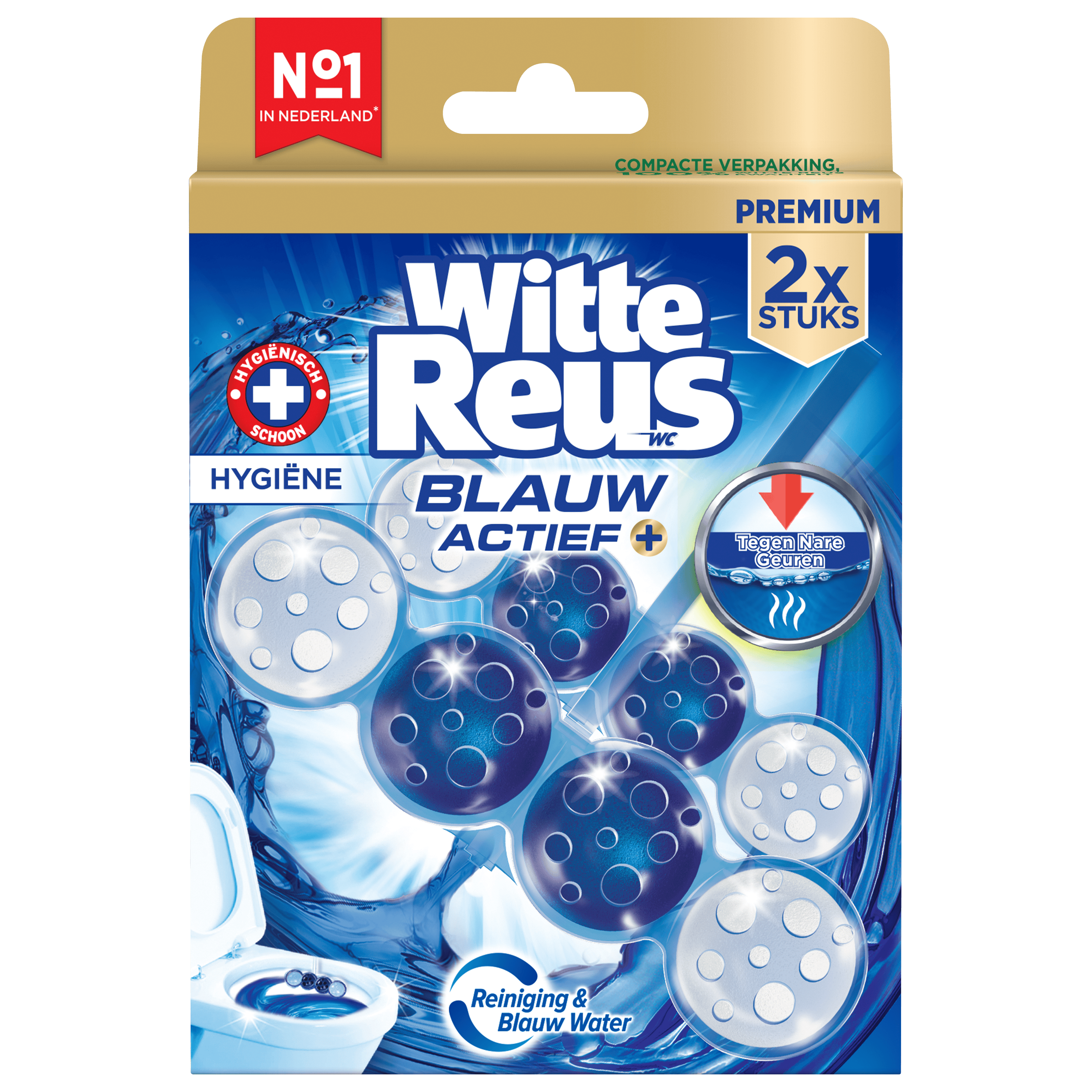 Witte Reus Toiletblok Self Active Hygiene