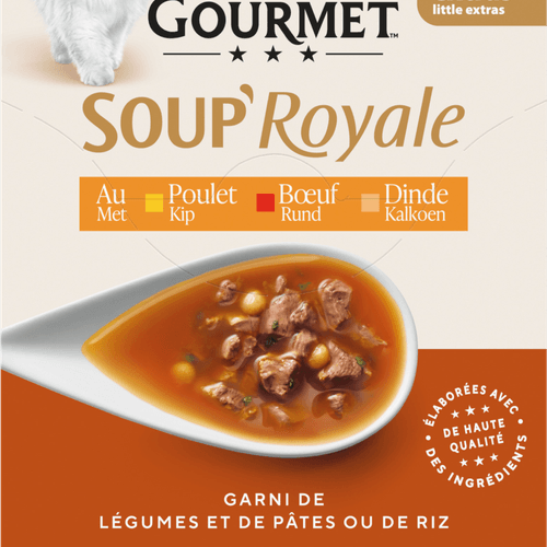 Gourmet Kattenvoer royale vlees 6st.