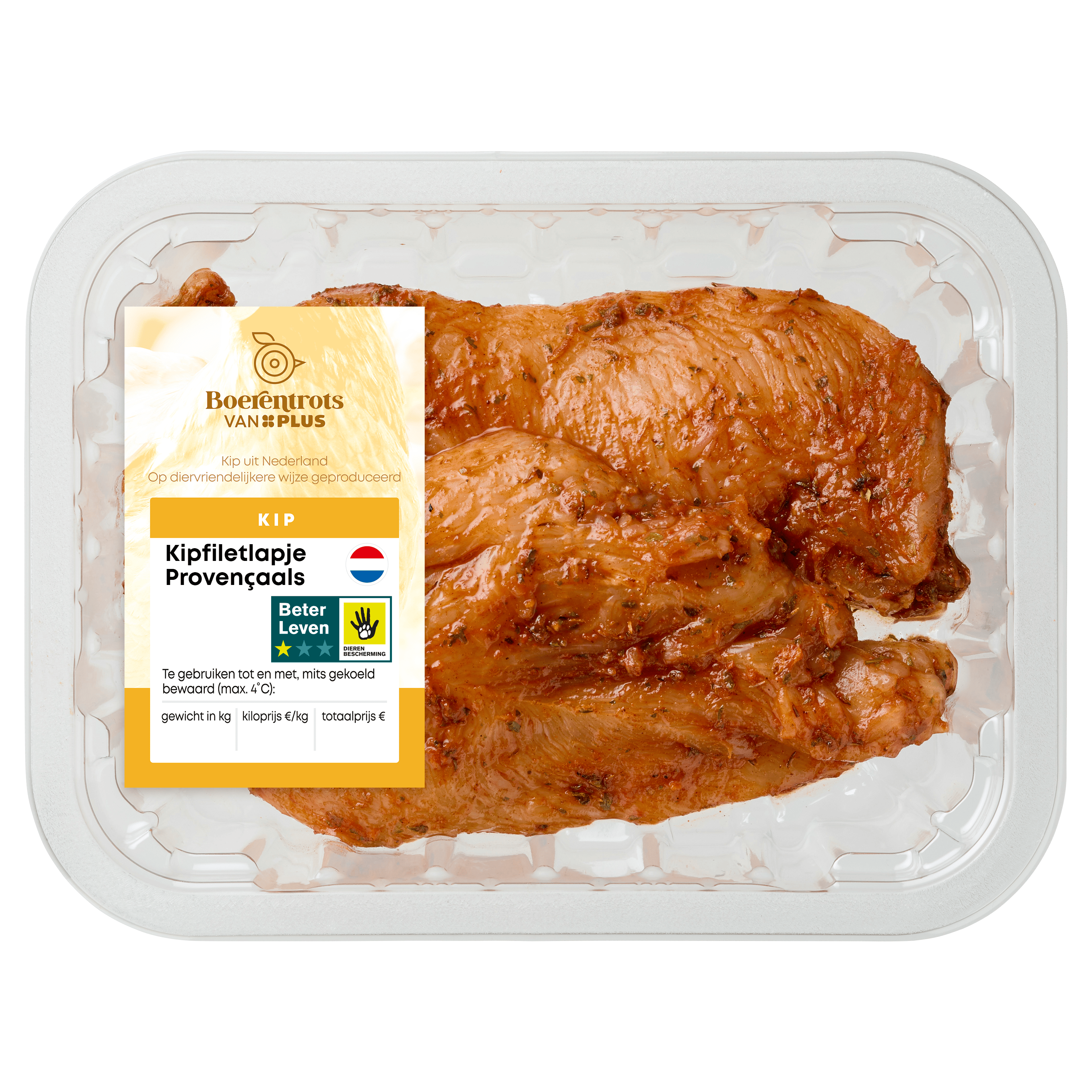 PLUS Boerentrots Kipfiletlapje Provençaals