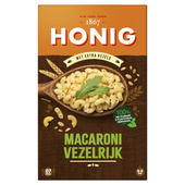 Honig macaroni vezelrijk