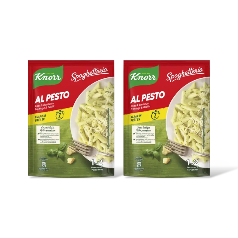 Knorr Spaghetteria al pesto 2-pack