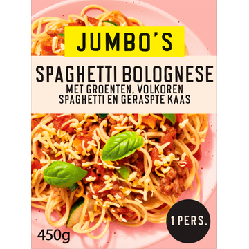 Jumbo's Vriesverse Maaltijd Spaghetti Bolognese 450g