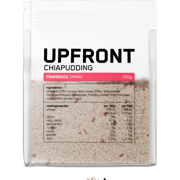 Upfront Chiapudding Framboos 200g