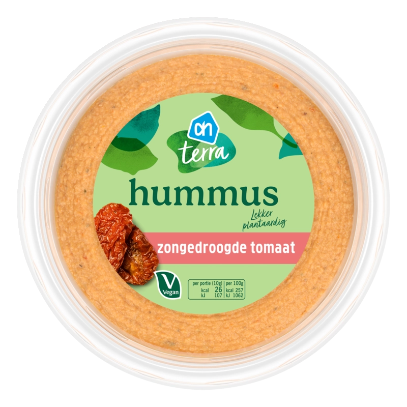 AH Terra Plantaardige hummus zongedroogde tomaat