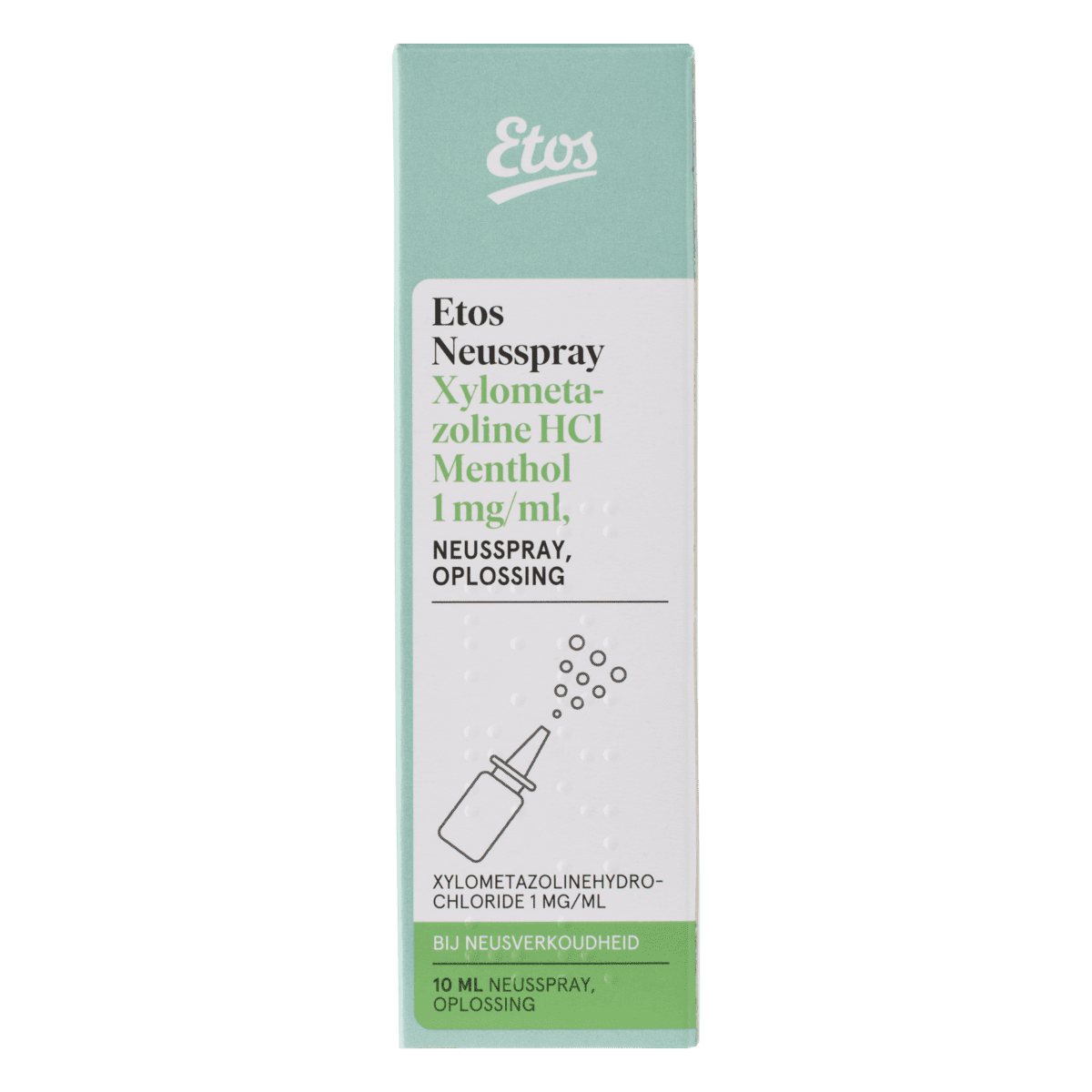 Etos Neusspray Xylometazoline HCl Menthol 1 MG/ 10ML