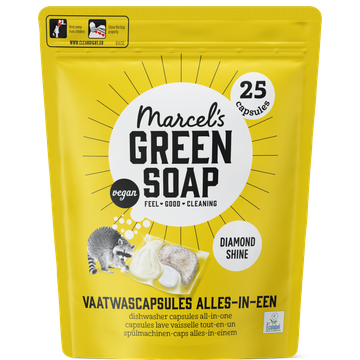 Marcel's Green Soap Vaatwascapsules Alles-in-Een 25 Stuks