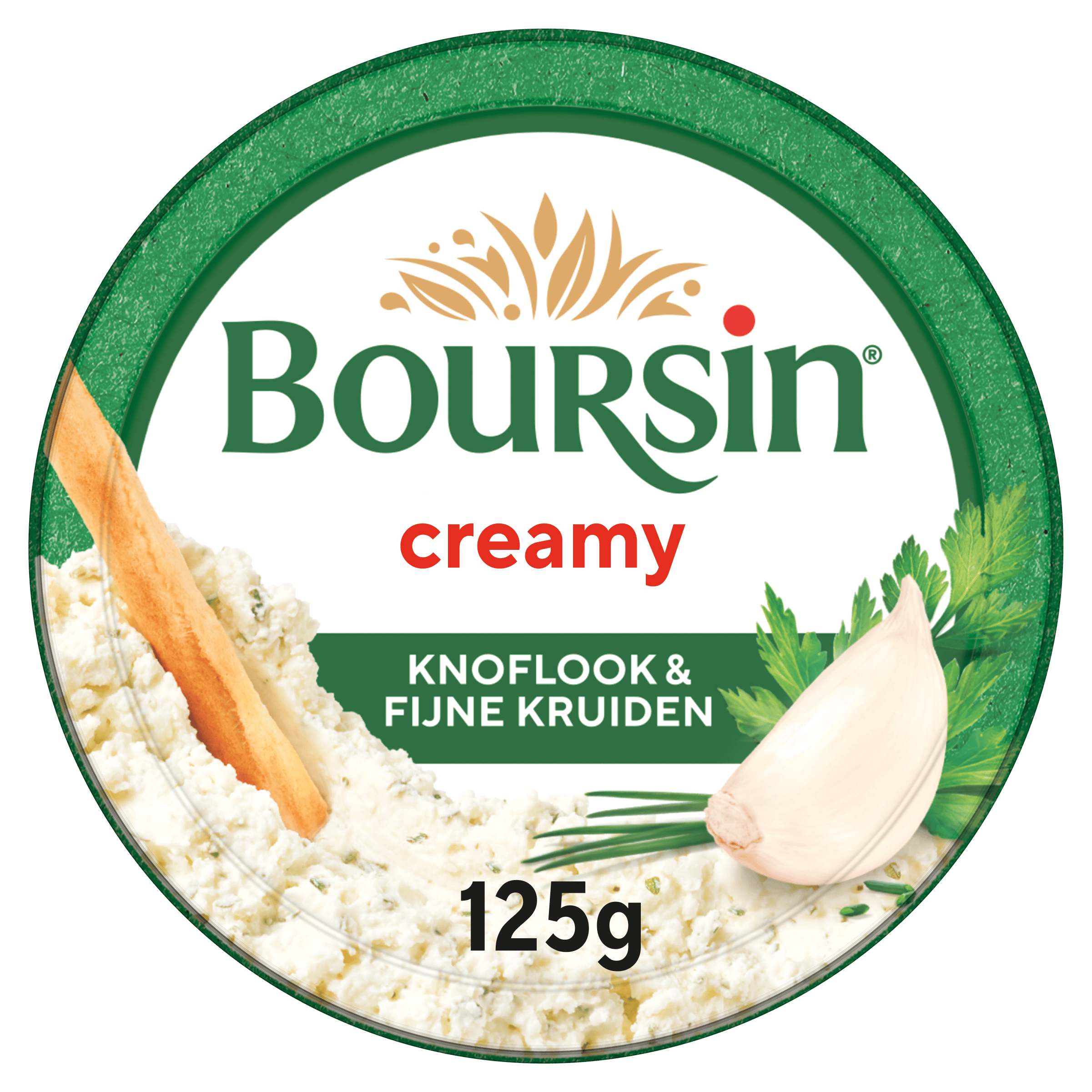 Boursin Zacht & romig knoflook & kruiden