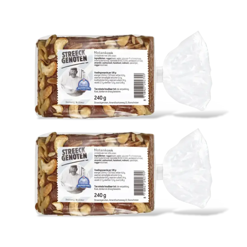 Streeckgenoten Notenkoek 2-pack