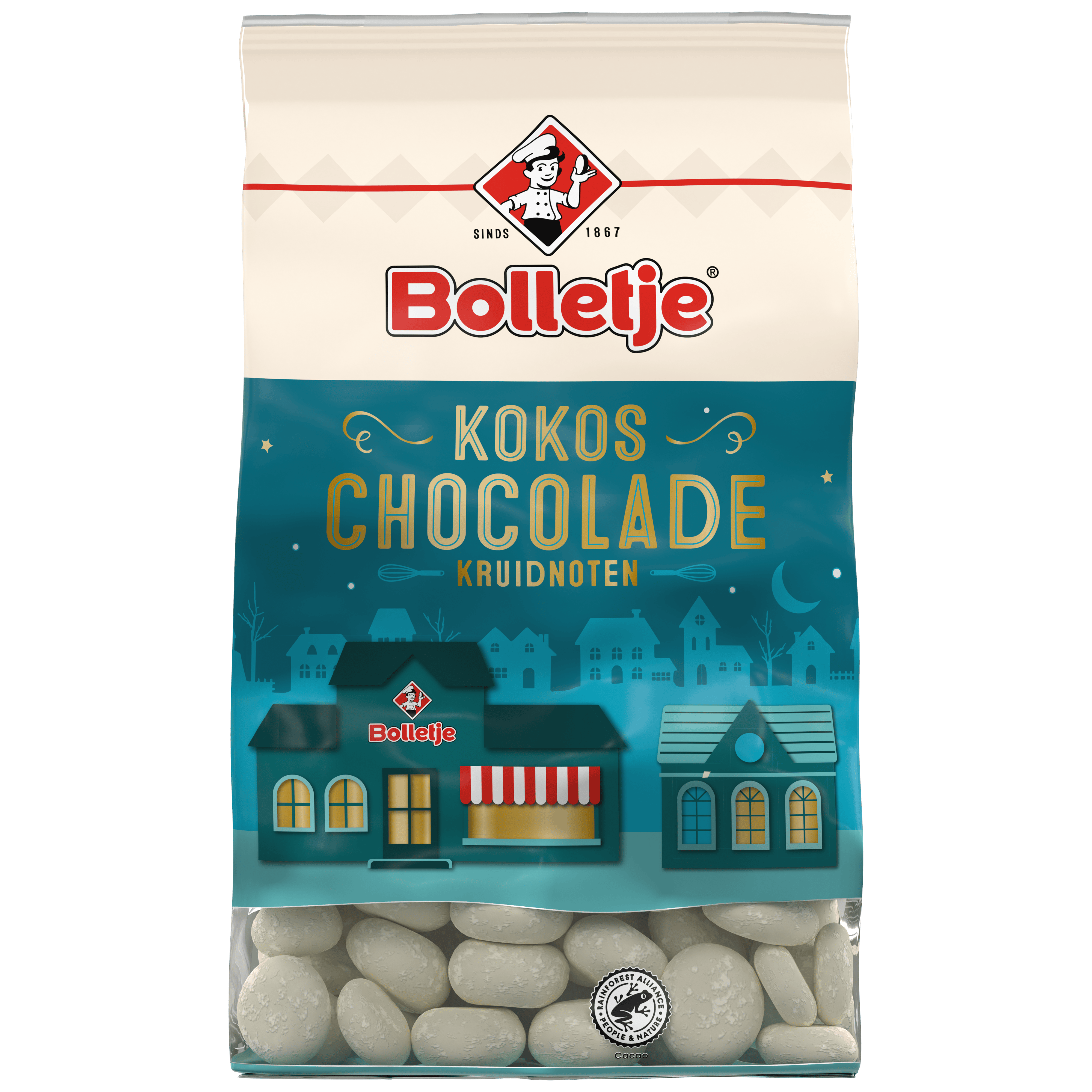 Bolletje Kruidnoten chocolade kokos
