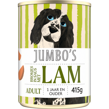 Jumbo's Brokjes in Saus met Lam en Zoete Aardappel Adult 415 g