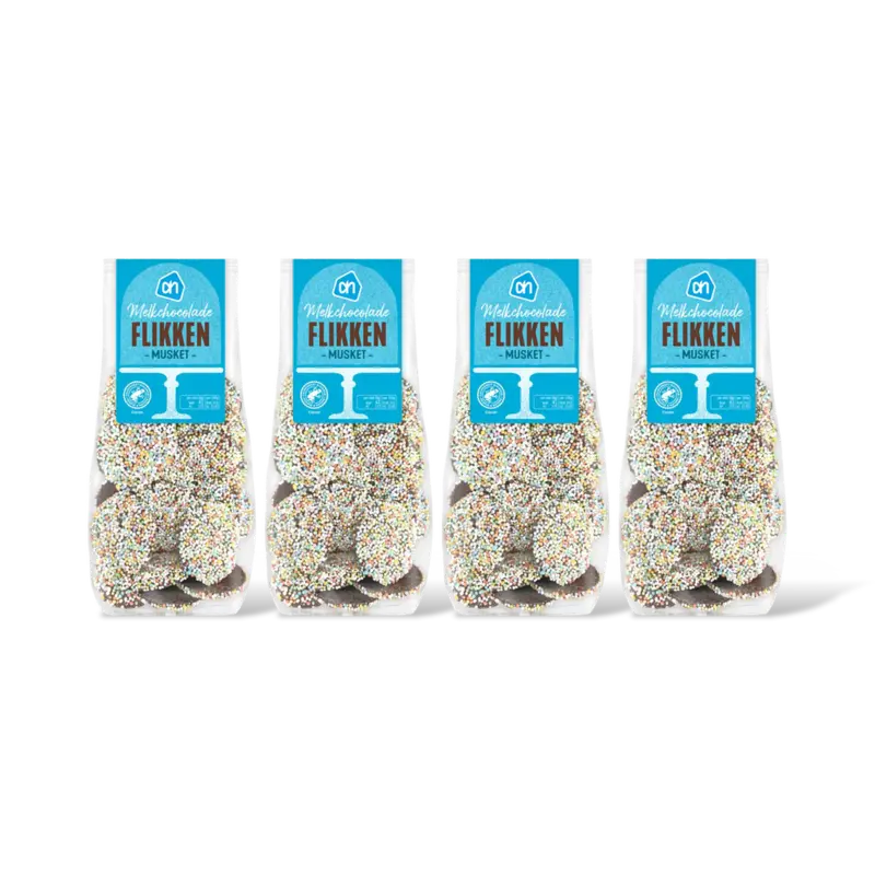 AH Melkchocolade flikken musket 4-pack