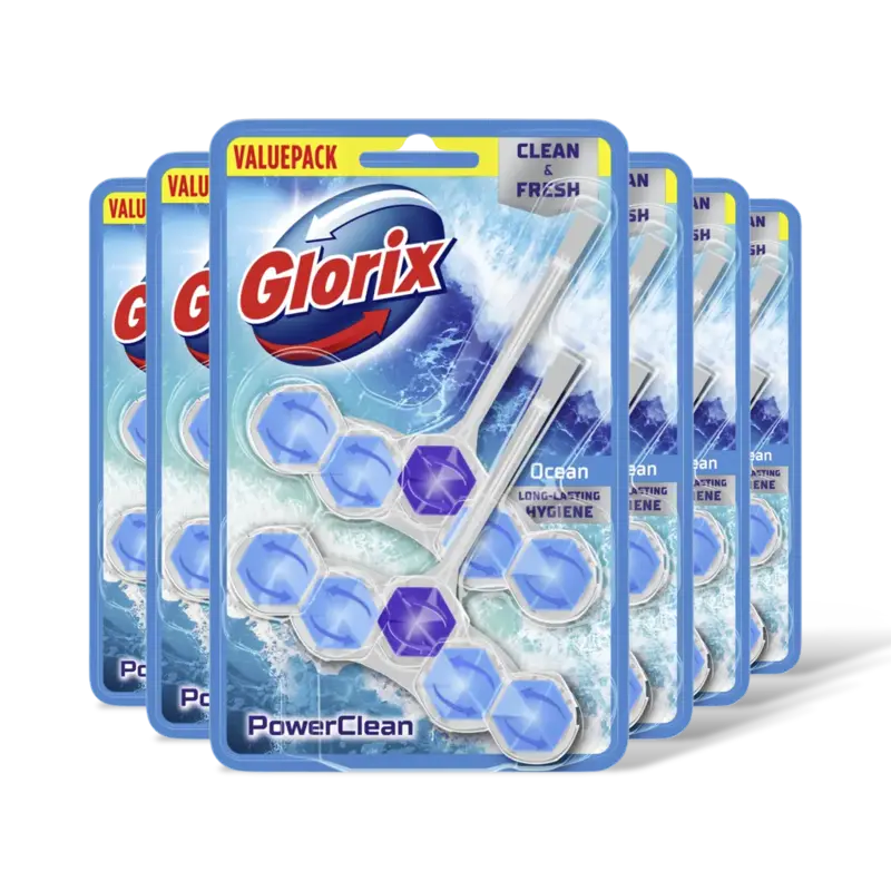 Glorix Power5 ocean duo pack wc-blok 12-pack