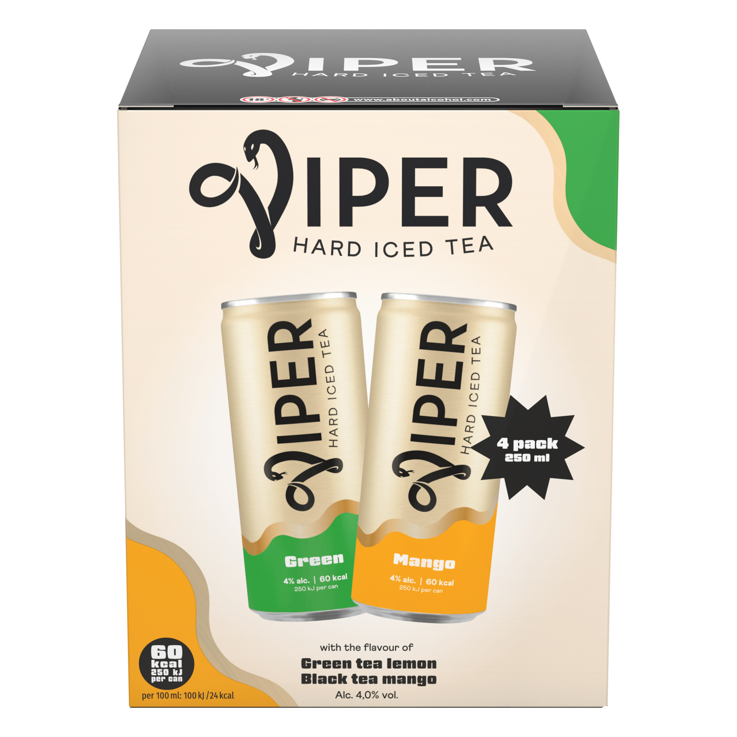 Viper Variety pack hard ice tea