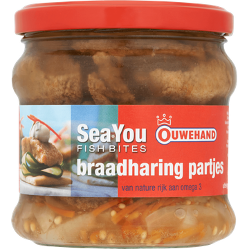 Ouwehand Sea You Fish Bites Braadharing Partjes 355 g