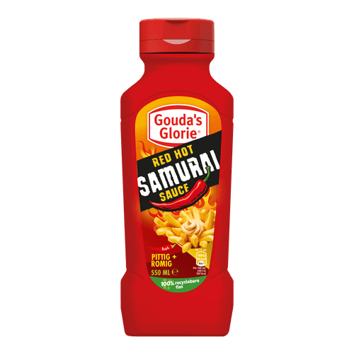 Gouda's Glorie red hot samurai saus