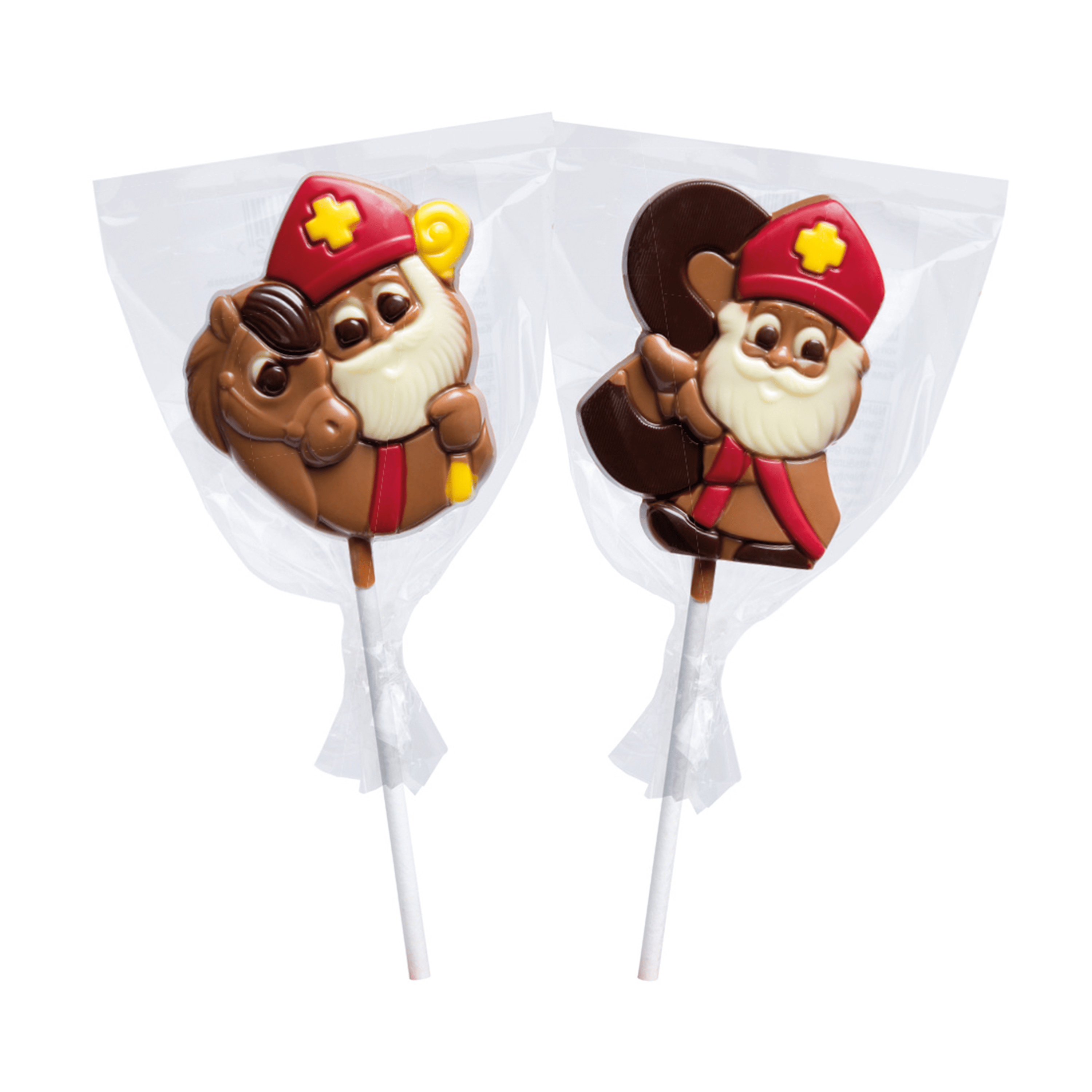 MartiChoc Sint en paard lollies