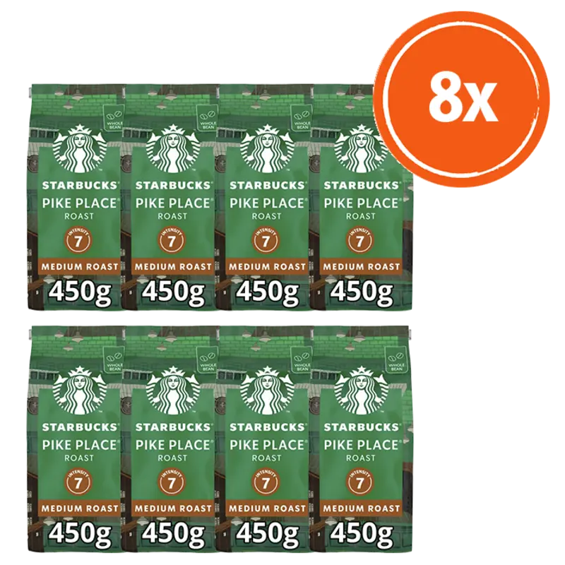 Starbucks Pike place medium roast koffiebonen 8pck