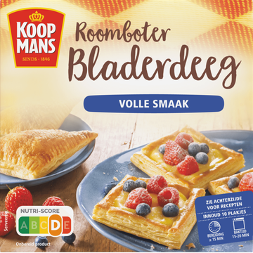 Koopmans Bladerdeeg Roomboter 10 Plakjes 450 g