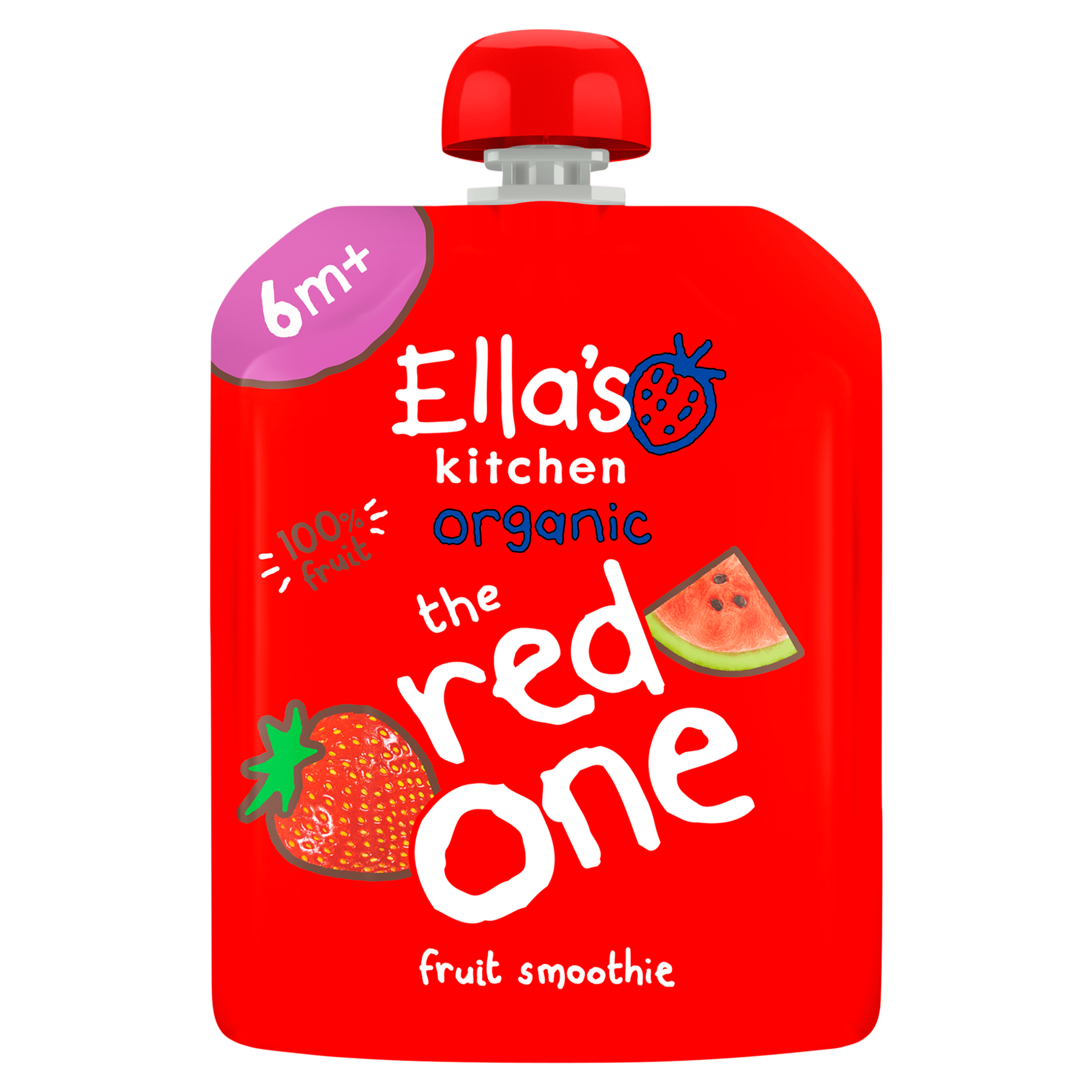 Ella's Kitchen Knijpfruit smoothie the red one 6m+